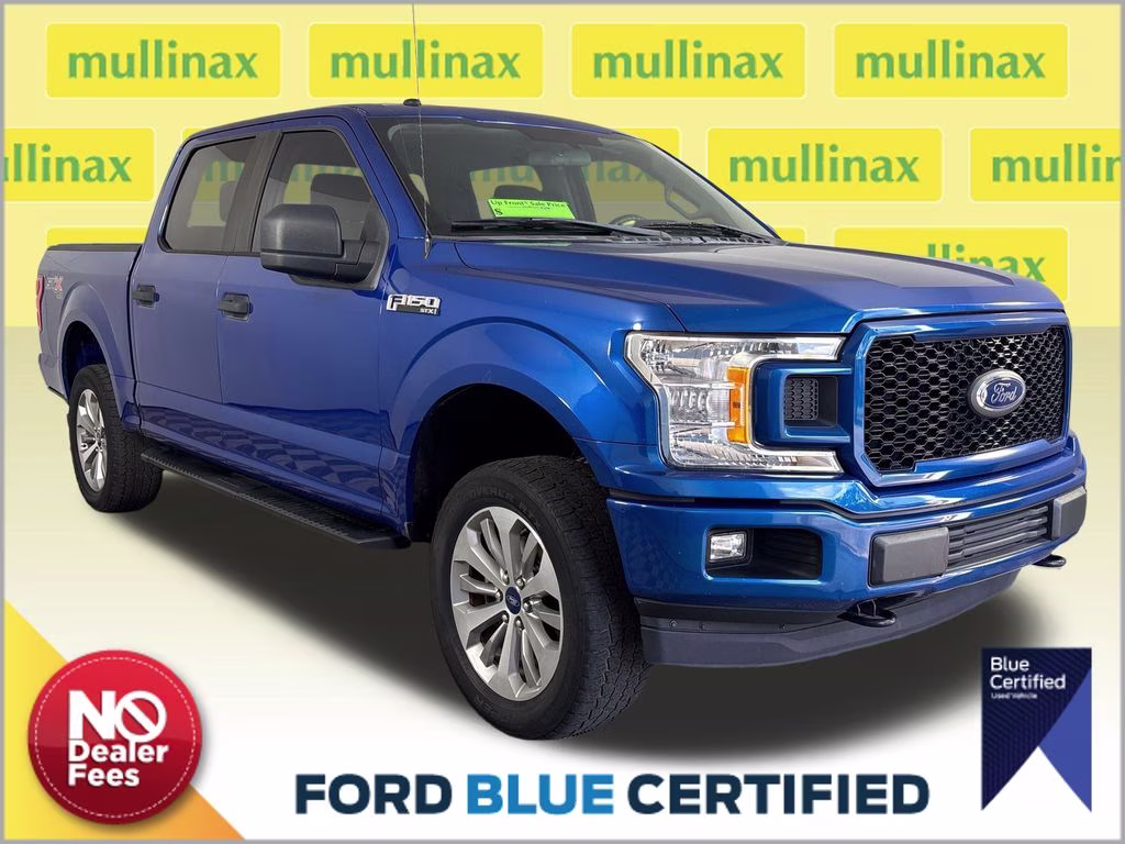 2018 Lightning Blue Ford F-150 XL 4X4 Truck