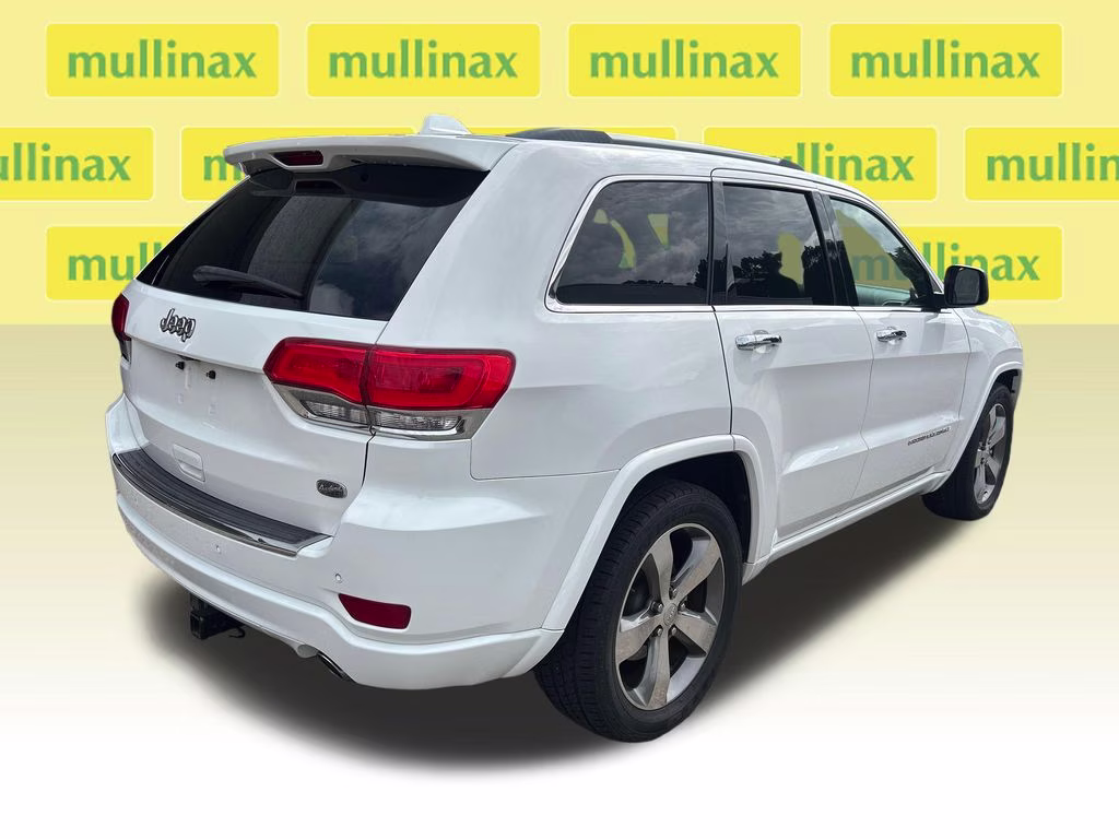 2014 Bright White Clearcoat Jeep Grand Cherokee Overland RWD SUV