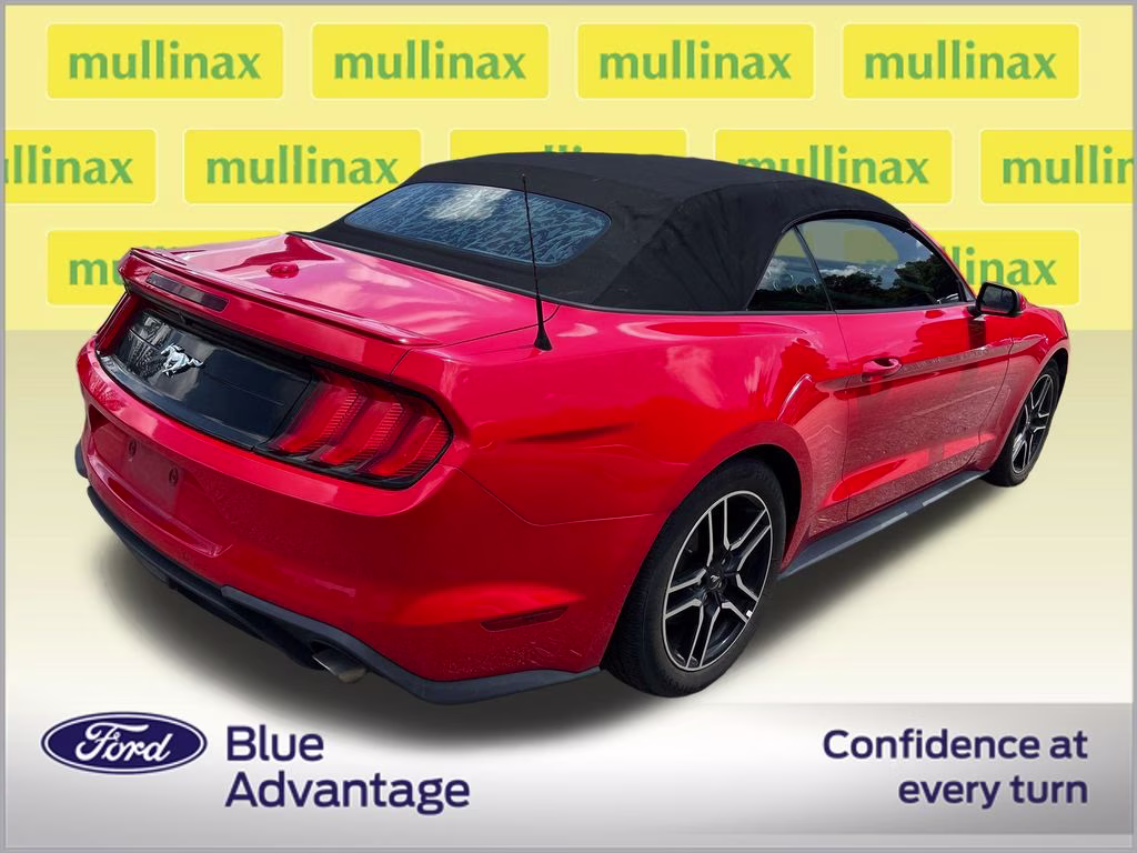 2019 Race Red Ford Mustang EcoBoost Premium RWD Convertible