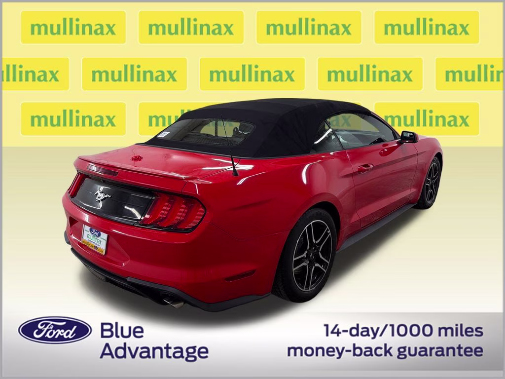 2019 Race Red Ford Mustang EcoBoost Premium RWD Convertible