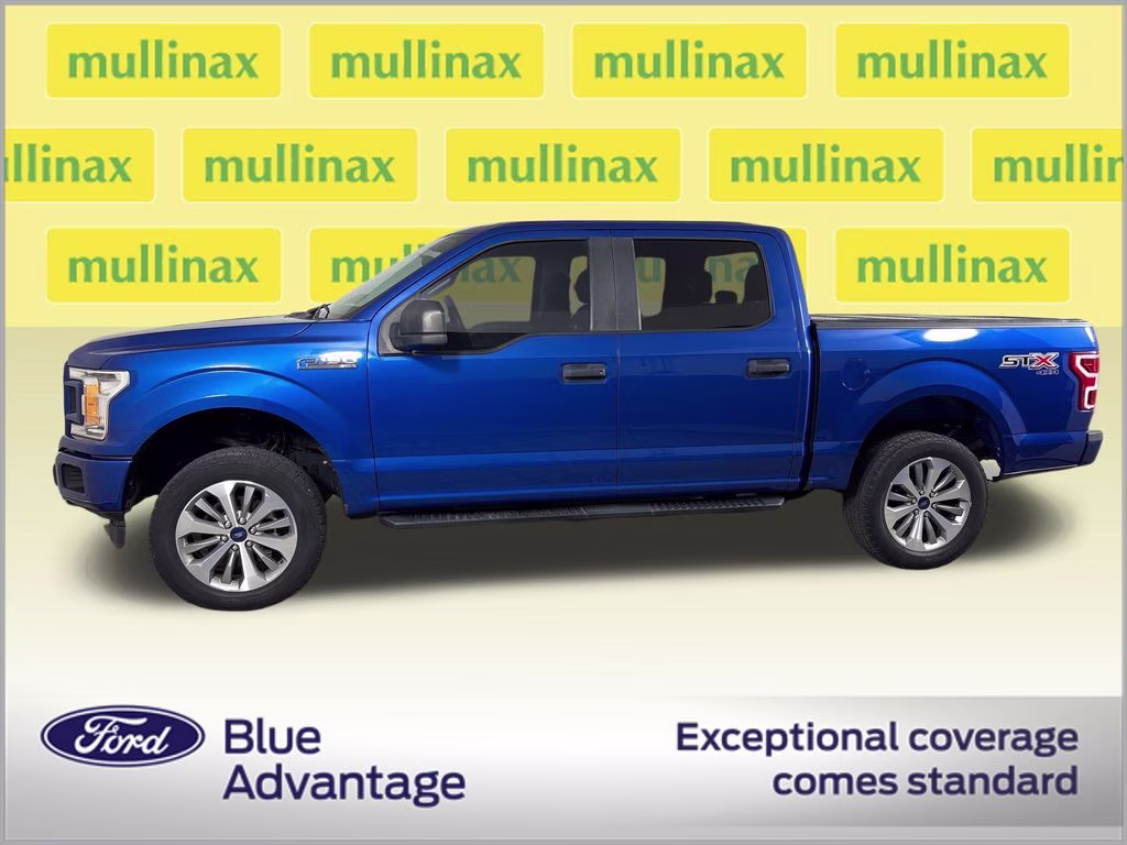 2018 Lightning Blue Ford F-150 XL 4X4 Truck