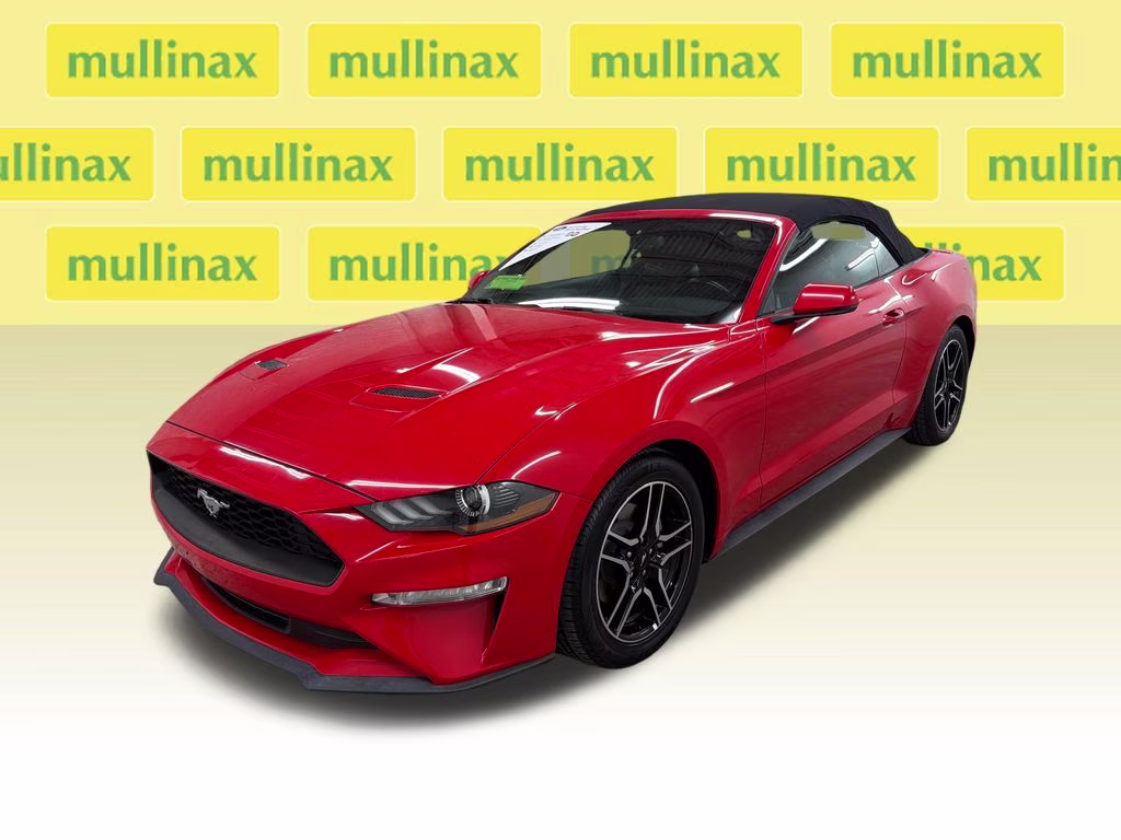2019 Race Red Ford Mustang EcoBoost Premium RWD Convertible