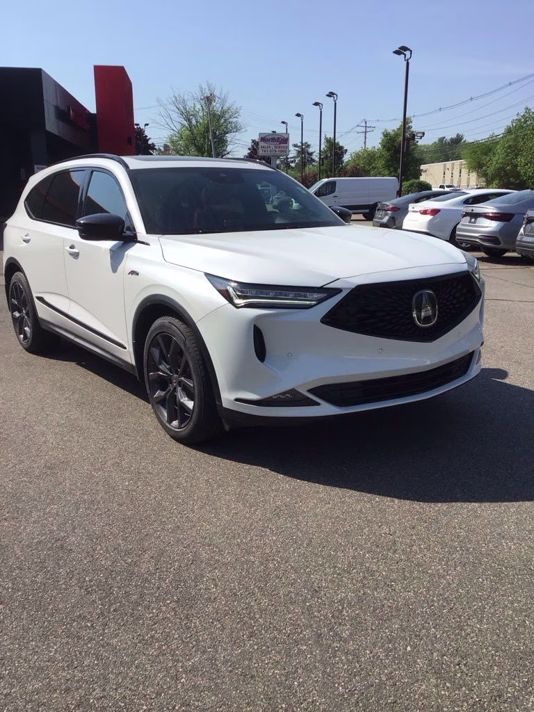 2022 White Acura MDX A-Spec AWD SUV