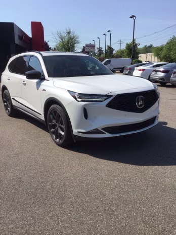 2022 White Acura MDX A-Spec AWD SUV