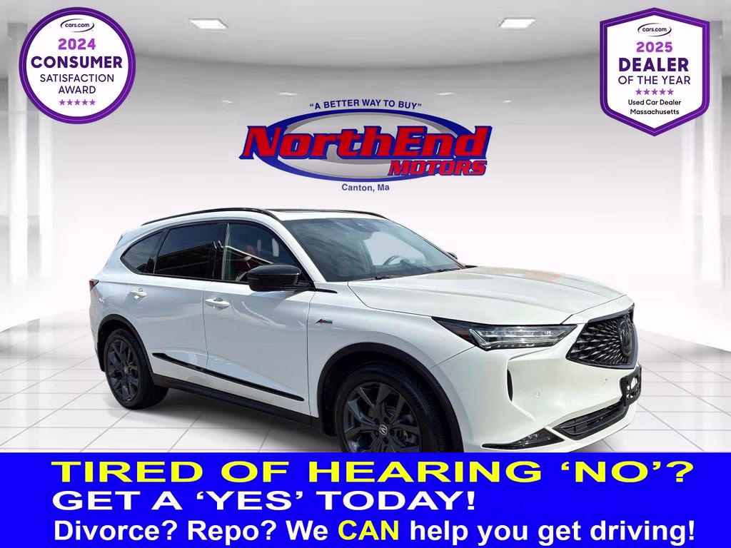 2022 White Acura MDX A-Spec AWD SUV