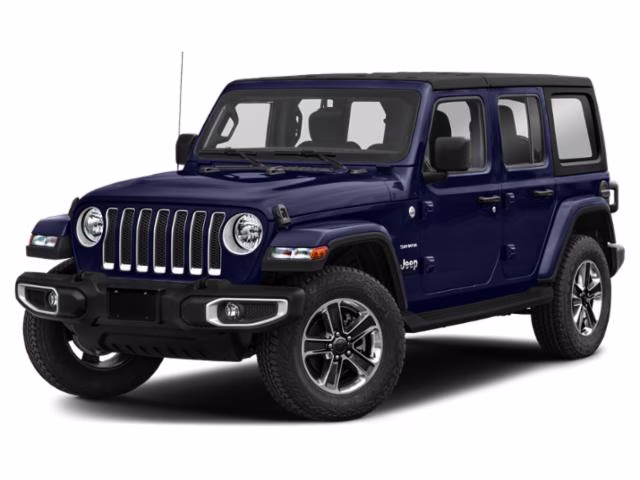 2018 Ocean Blue Metallic Clearcoat Jeep Wrangler Unlimited Sahara 4X4 SUV