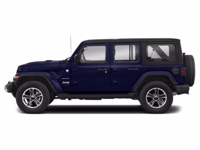 2018 Ocean Blue Metallic Clearcoat Jeep Wrangler Unlimited Sahara 4X4 SUV