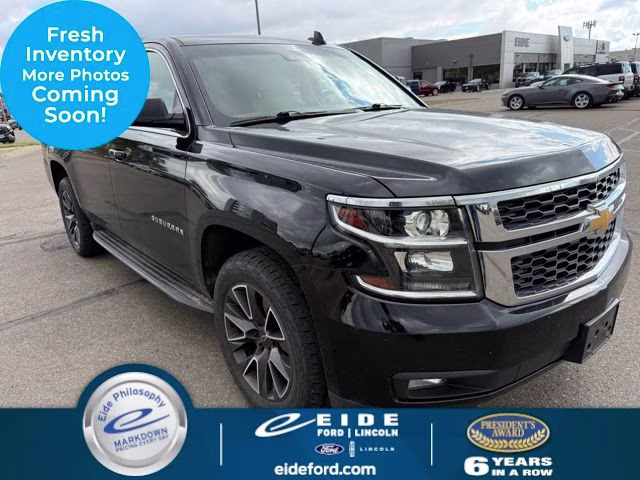 2017 Black Chevrolet Suburban LT 4X4 SUV
