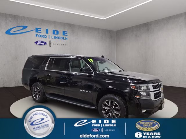 2017 Black Chevrolet Suburban LT 4X4 SUV