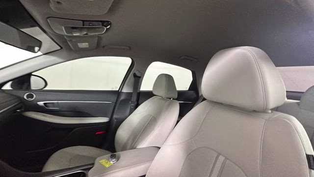 2023 Serenity White Hyundai Sonata Hybrid SEL FWD Sedan