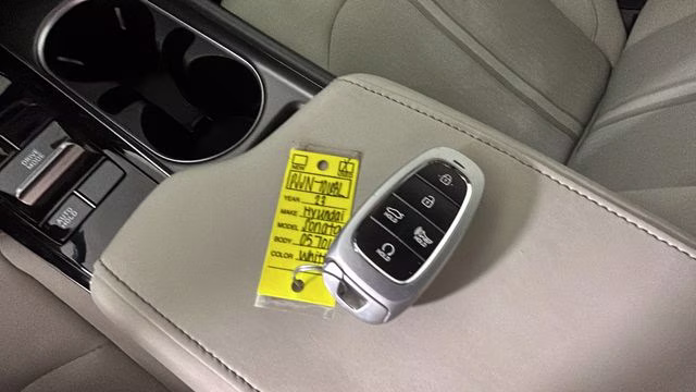 2023 Serenity White Hyundai Sonata Hybrid SEL FWD Sedan
