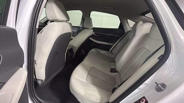 2023 Serenity White Hyundai Sonata Hybrid SEL FWD Sedan