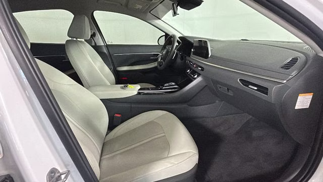 2023 Serenity White Hyundai Sonata Hybrid SEL FWD Sedan