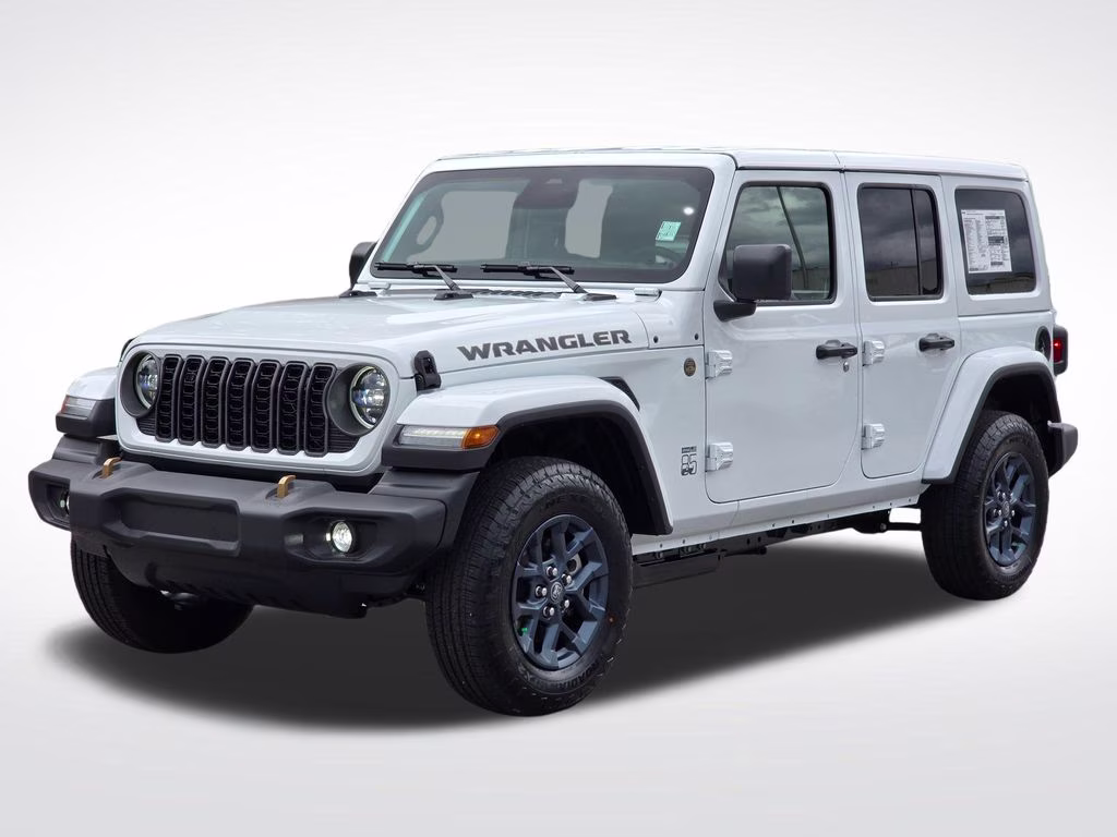 2026 Bright White Clearcoat Jeep Wrangler 4X4 SUV
