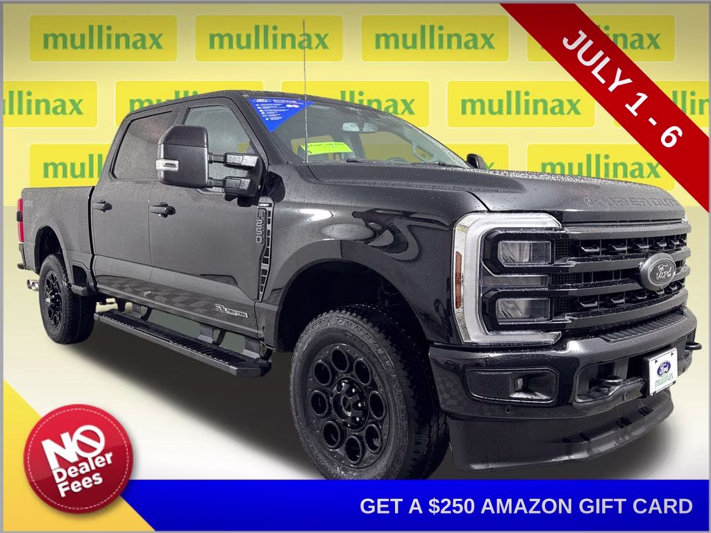 2024 Agate Black Metallic Ford Super Duty F-250 SRW Lariat 4X4 Truck