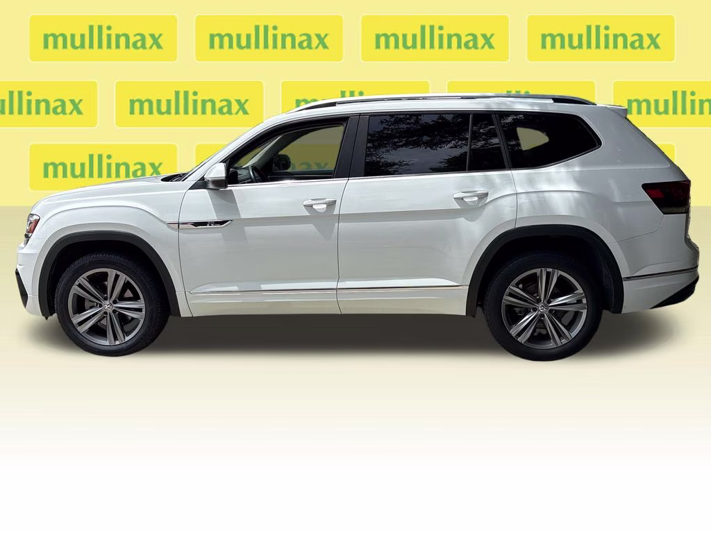 2019 Pure White Volkswagen Atlas 3.6L V6 SEL R-Line FWD SUV