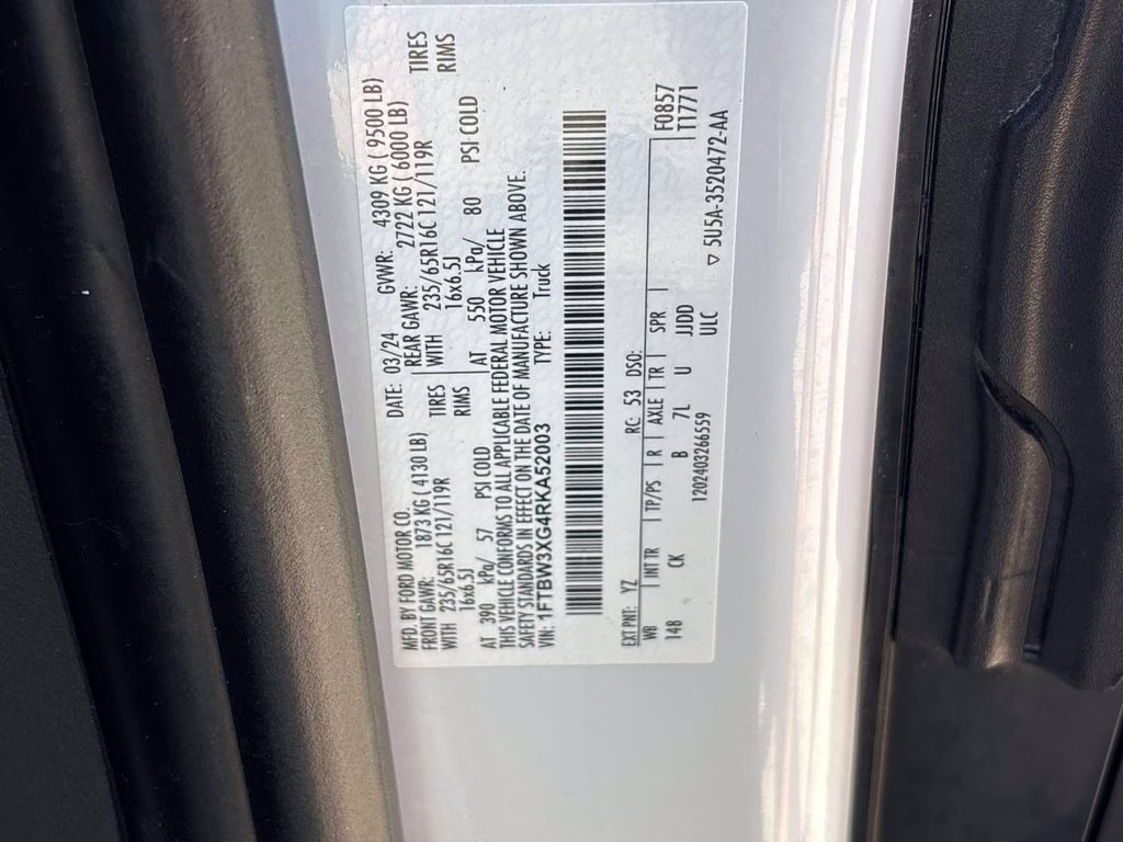 2024 Oxford White Ford Transit-350 Base RWD Van