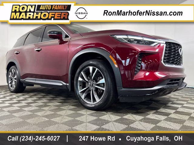 2023 Deep Bordeaux INFINITI QX60 LUXE AWD SUV