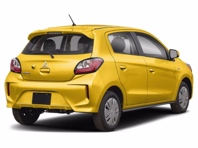 2024 Sand Yellow Mitsubishi Mirage ES FWD Hatchback