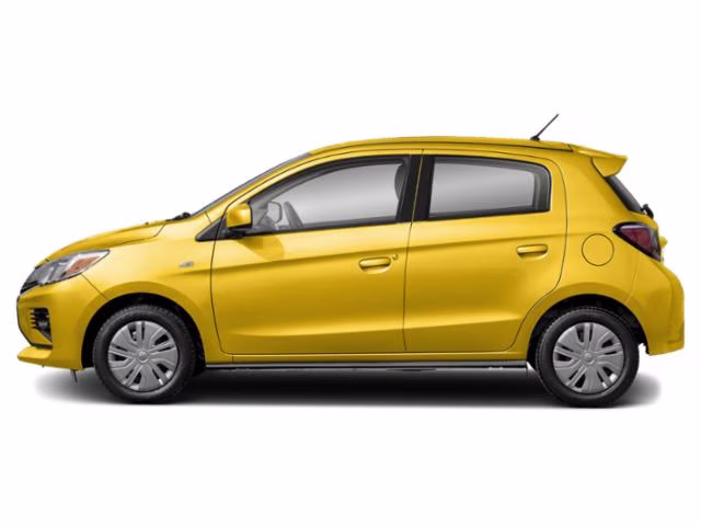 2024 Sand Yellow Mitsubishi Mirage ES FWD Hatchback