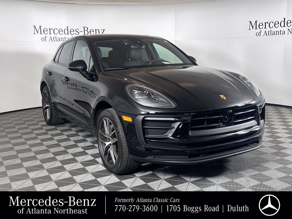 2023 Black Porsche Macan T AWD SUV
