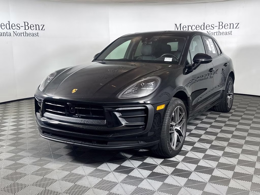 2023 Black Porsche Macan T AWD SUV