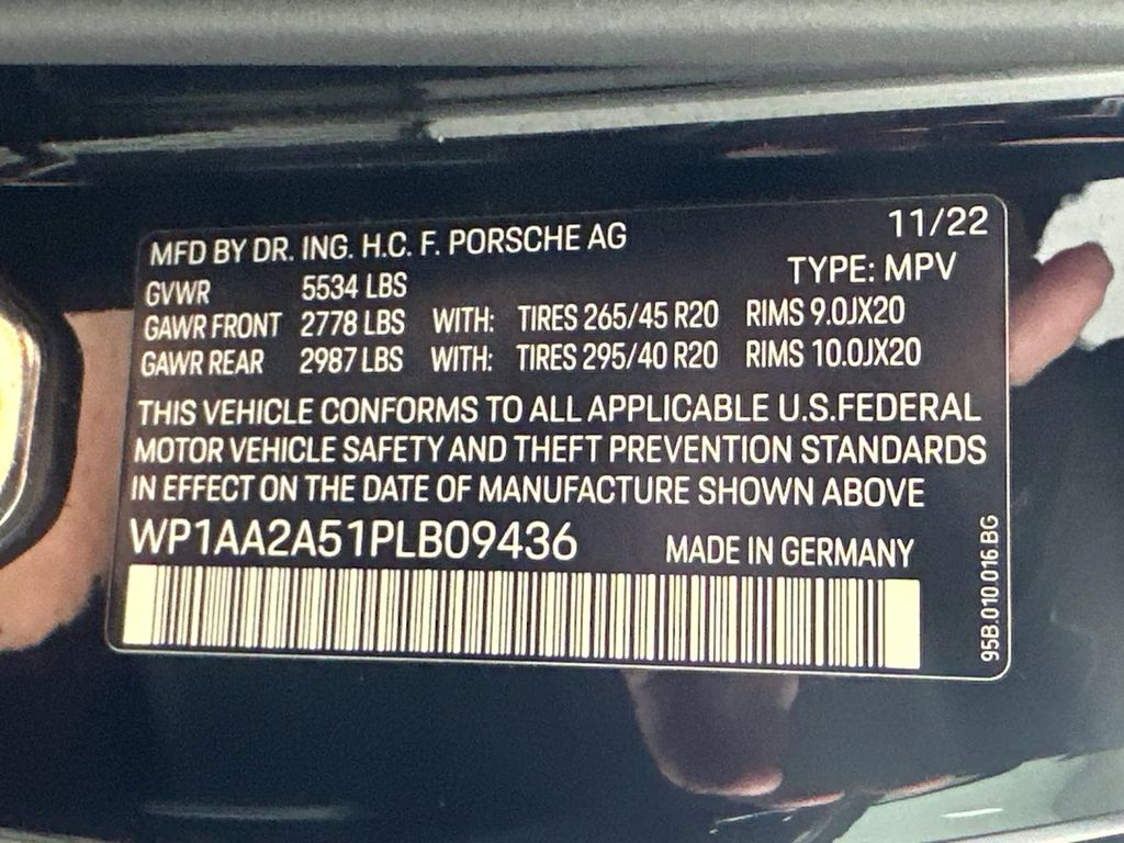 2023 Black Porsche Macan T AWD SUV