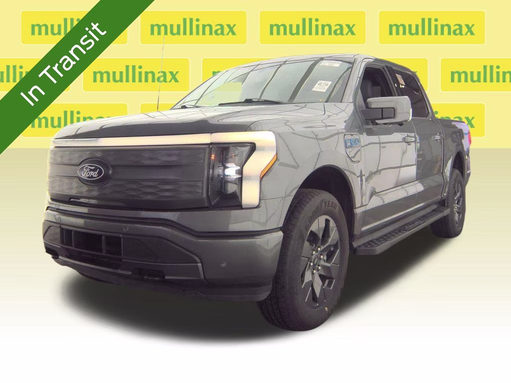 2025 Carbonized Gray Metallic Ford F-150 Lightning Lariat AWD Truck