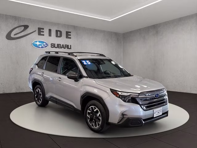2025 Ice Silver Metallic Subaru Forester Premium AWD SUV