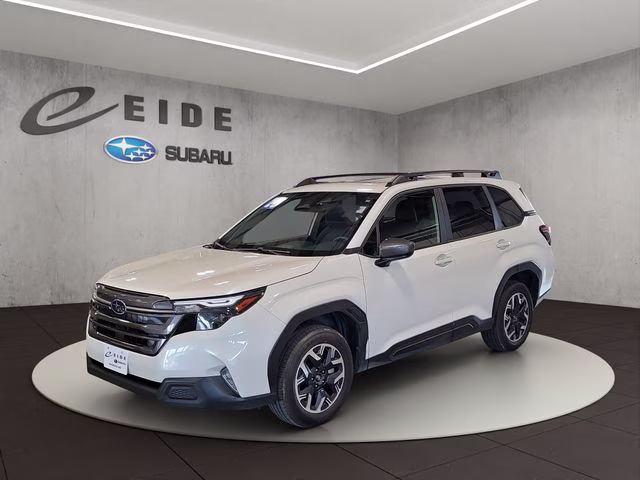 2025 Crystal White Pearl Subaru Forester Premium AWD SUV