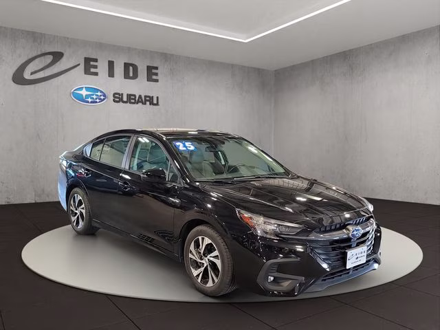 2025 Crystal Black Silica Subaru Legacy Premium AWD Sedan