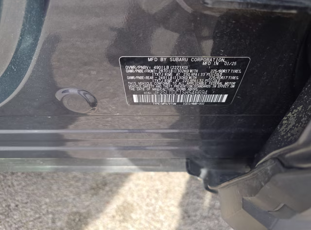 2025 Magnetite Gray Metallic Subaru Forester Premium AWD SUV