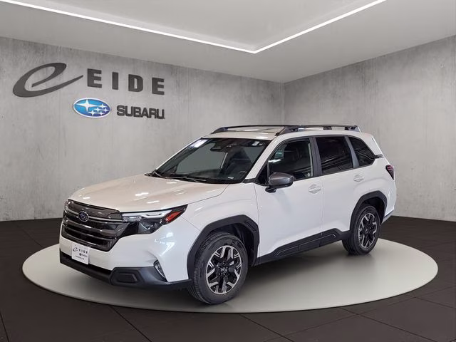 2025 Crystal White Pearl Subaru Forester Premium AWD SUV