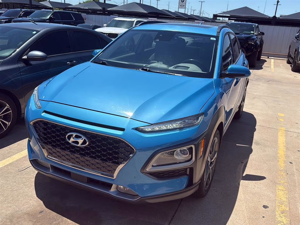 2019 Surf Blue Hyundai Kona Ultimate FWD SUV