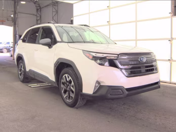2025 Crystal White Pearl Subaru Forester Premium AWD SUV