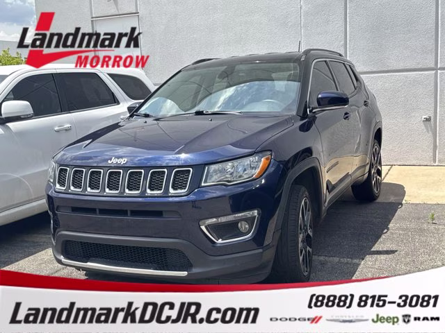 2018 Jazz Blue Pearlcoat Jeep Compass Limited 4X4 SUV