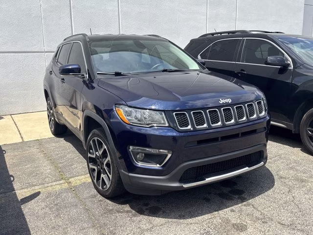 2018 Jazz Blue Pearlcoat Jeep Compass Limited 4X4 SUV
