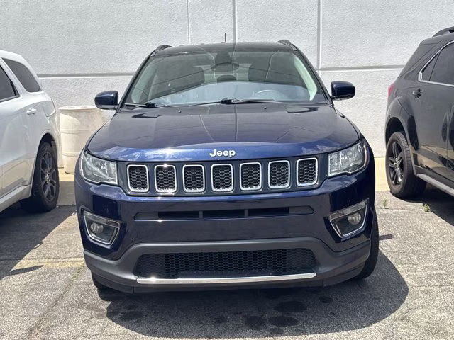 2018 Jazz Blue Pearlcoat Jeep Compass Limited 4X4 SUV