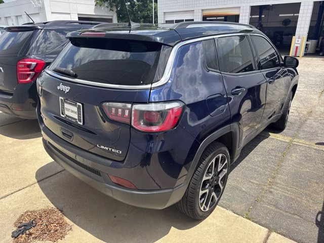 2018 Jazz Blue Pearlcoat Jeep Compass Limited 4X4 SUV