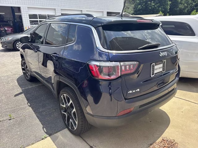 2018 Jazz Blue Pearlcoat Jeep Compass Limited 4X4 SUV