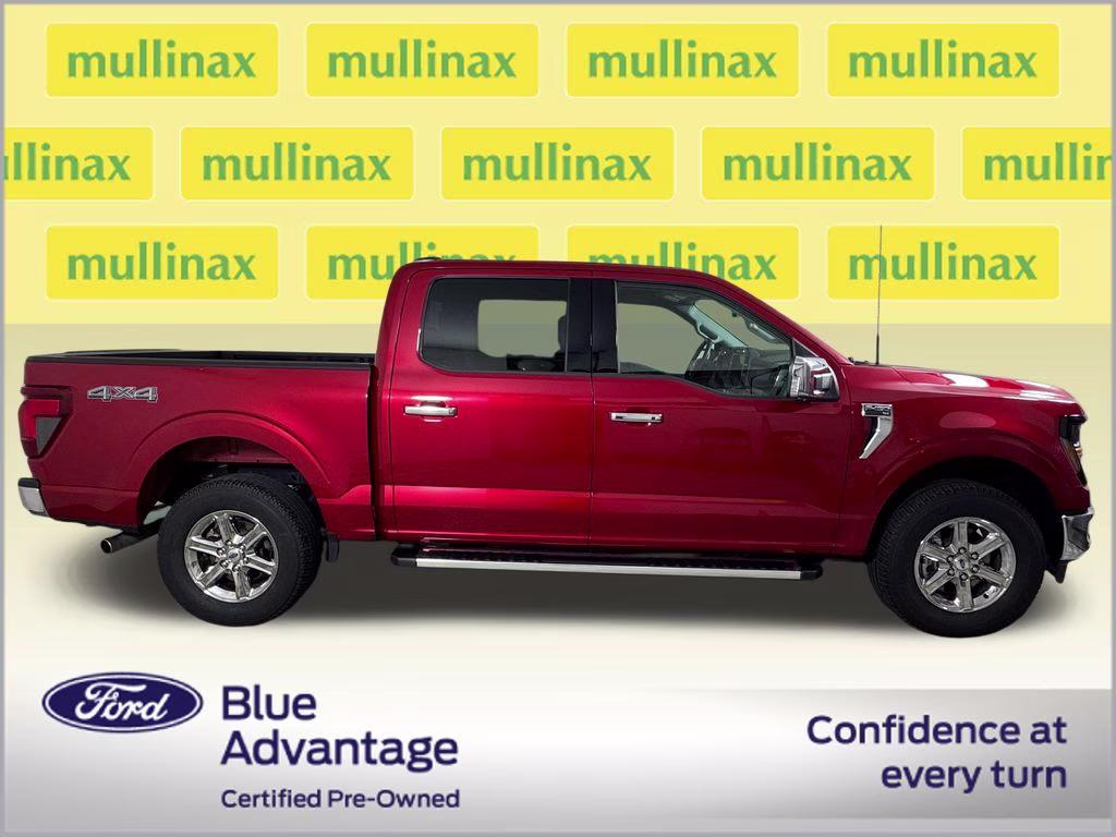 2025 Rapid Red Metallic Tinted Clearcoat Ford F-150 XLT 4X4 Truck