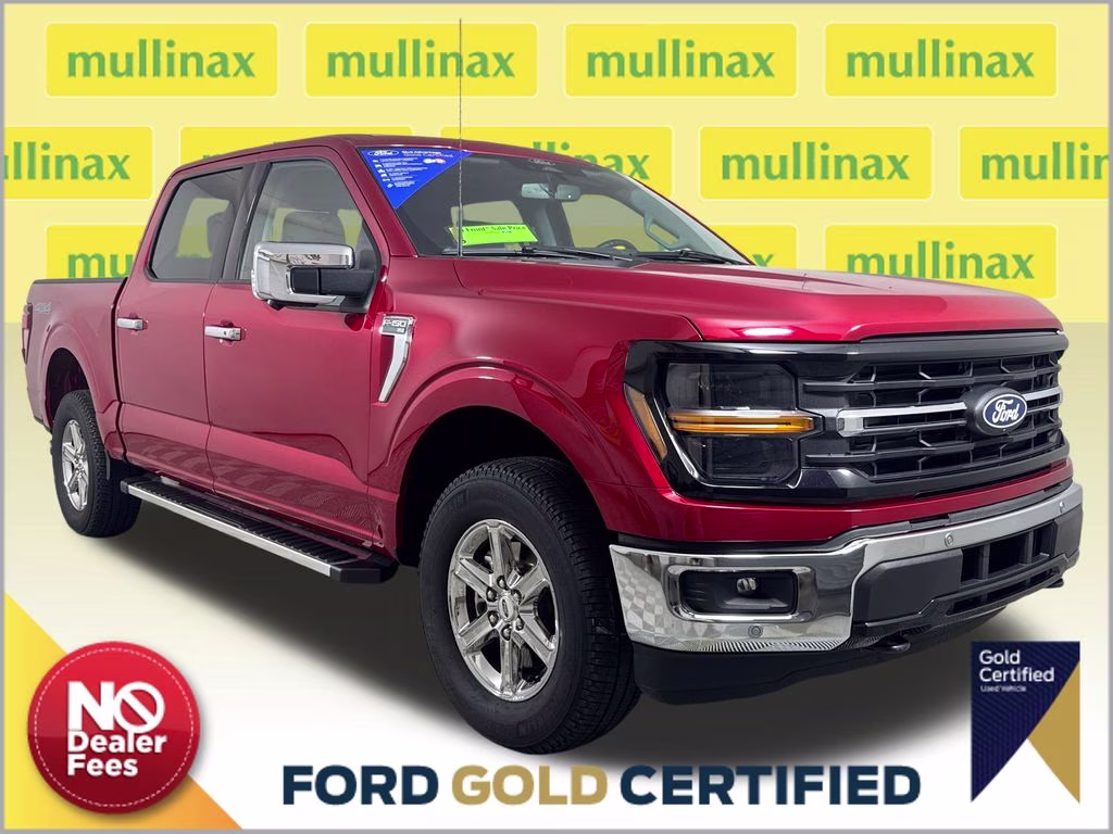 2025 Rapid Red Metallic Tinted Clearcoat Ford F-150 XLT 4X4 Truck