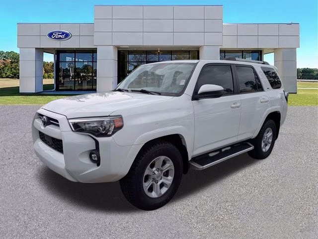 2022 White Toyota 4Runner SR5 RWD SUV