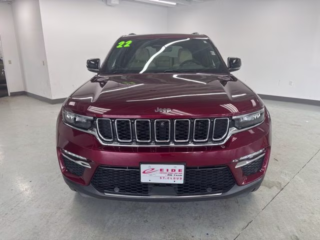 Used 2022 Jeep Grand Cherokee 4xe with VIN 1C4RJYB67N8758639 for sale in Waite Park, Minnesota