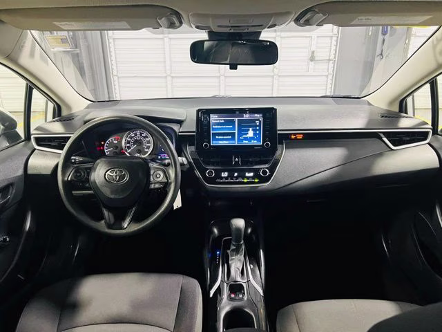 2022 White Toyota Corolla LE FWD Sedan