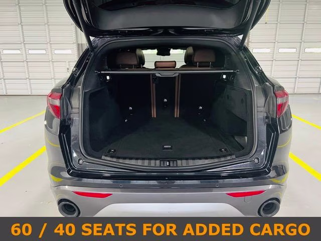 2022 Vulcano Black Metallic Alfa Romeo Stelvio Ti AWD SUV