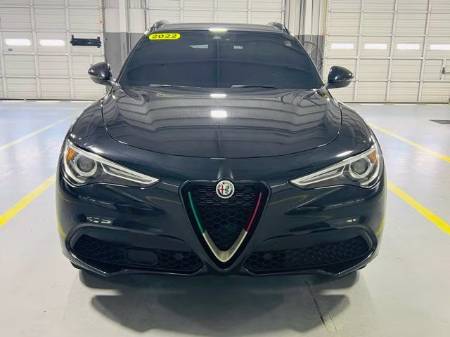 2022 Vulcano Black Metallic Alfa Romeo Stelvio Ti AWD SUV