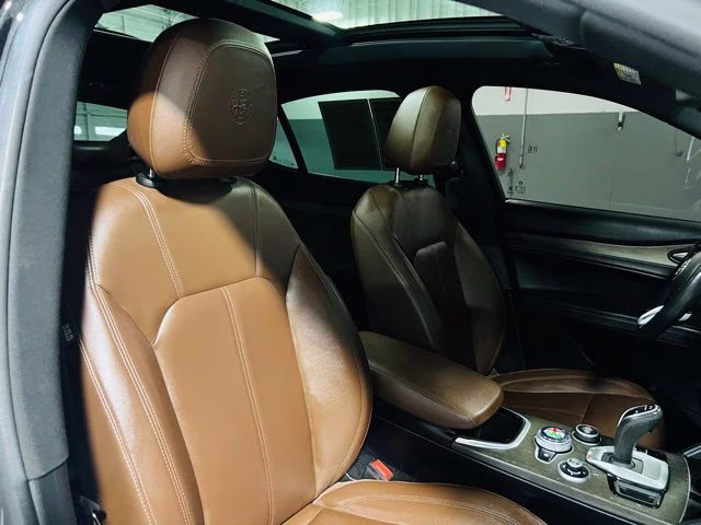2022 Vulcano Black Metallic Alfa Romeo Stelvio Ti AWD SUV