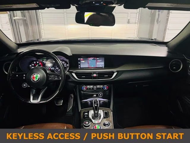 2022 Vulcano Black Metallic Alfa Romeo Stelvio Ti AWD SUV
