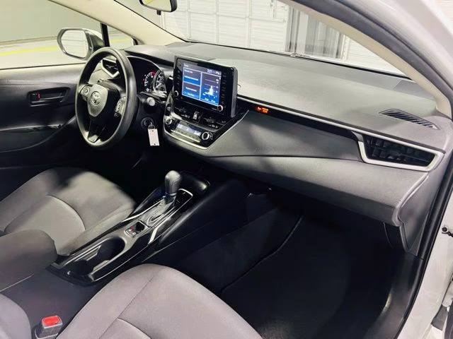 2022 White Toyota Corolla LE FWD Sedan